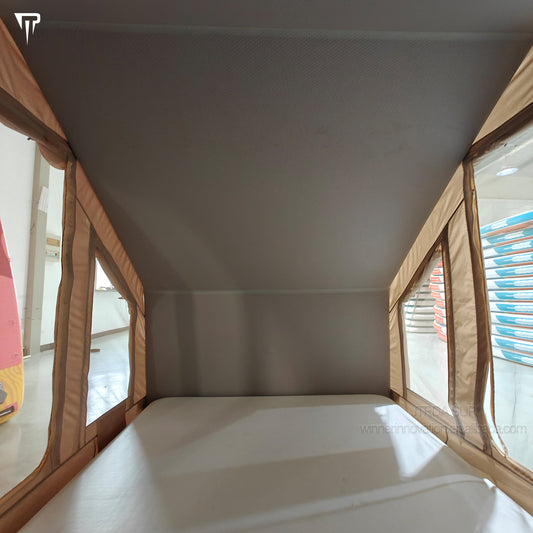 JTRDA Inflatable Full Drop Stitch Windproof Portable Family Water Camping Tent with Drop Stitch Floor