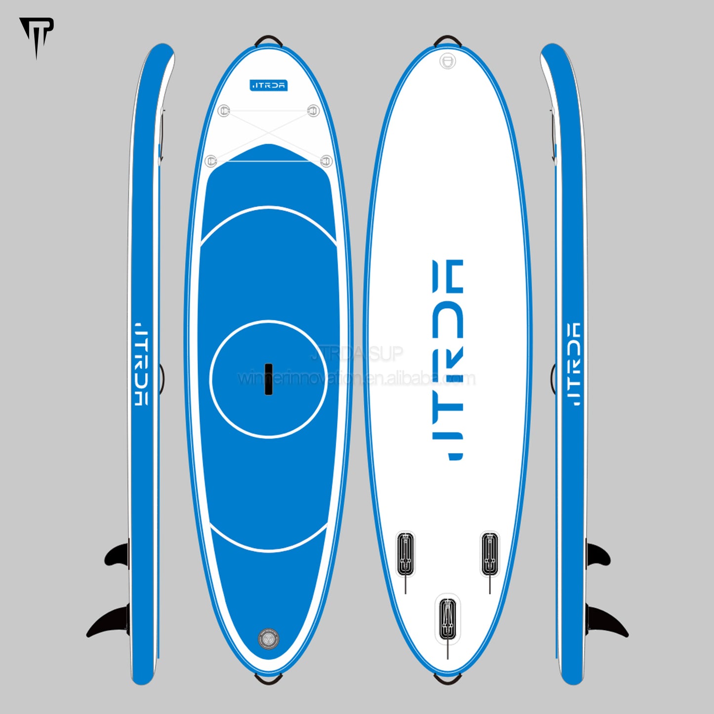 JTRDA 10,6FT aufblasbares Wasser-Yoga-Board