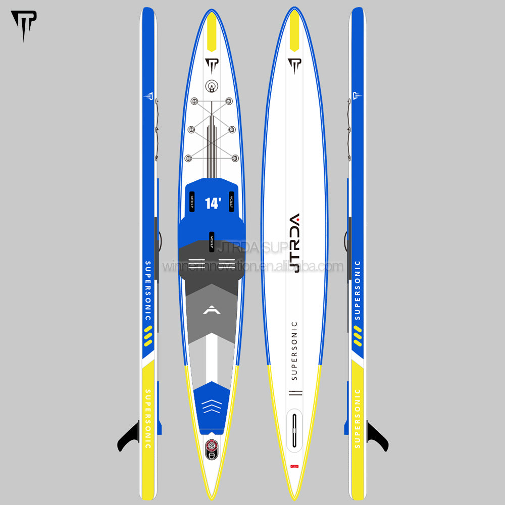 JTRDA Supersonic 14' narrow racing paddle board