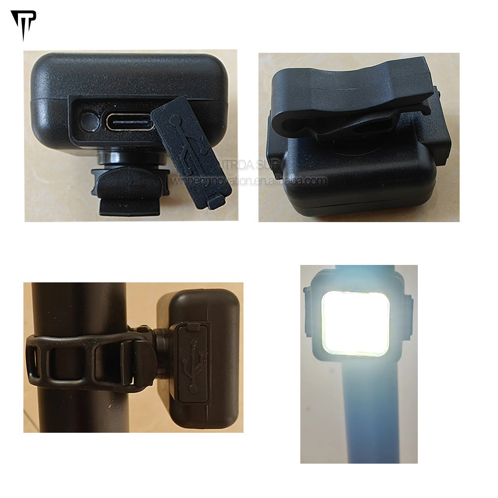 JTRDA hight brightness Front and rear lights paddling at night