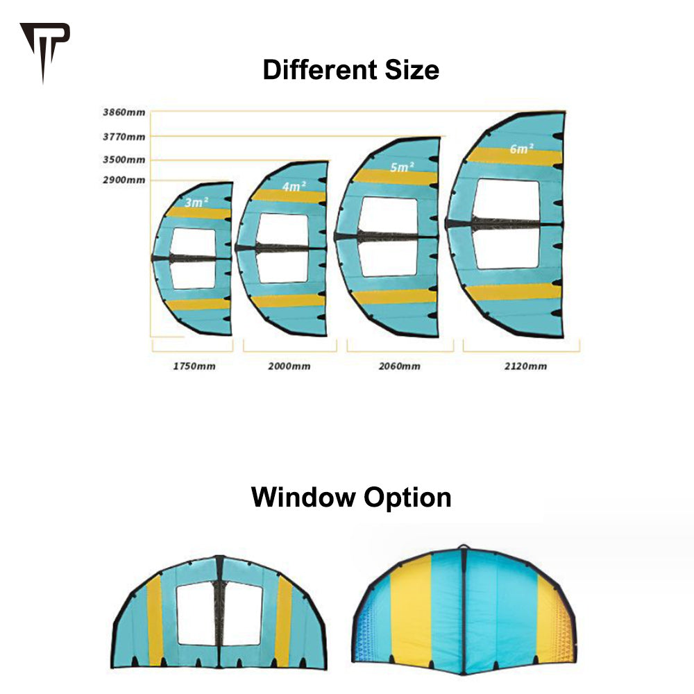 JTRDA 5㎡ Inflatable Wingfoil Surf Kite
