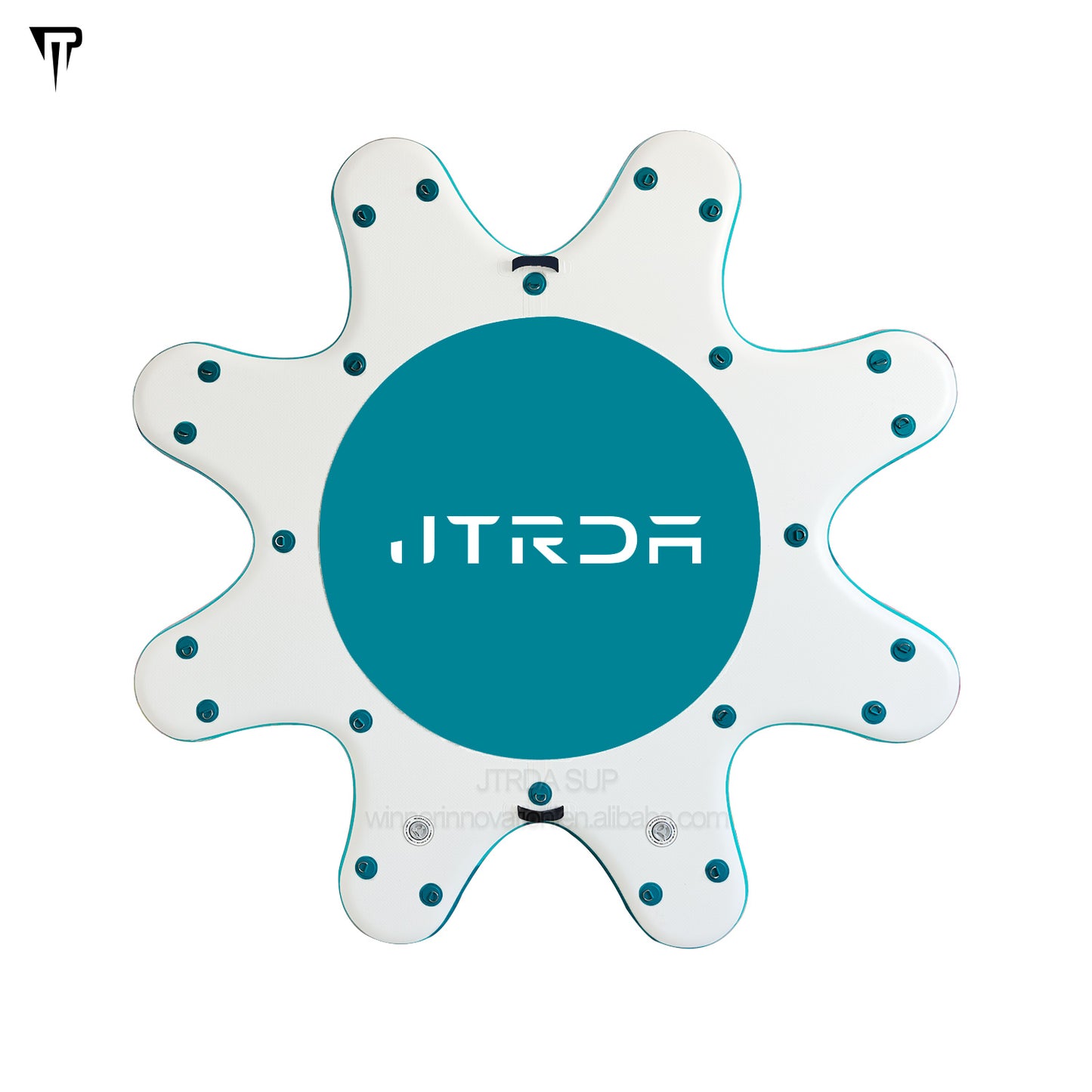 JTRDA Round 280cm Diameter Inflatable Dock Platform for Yoga