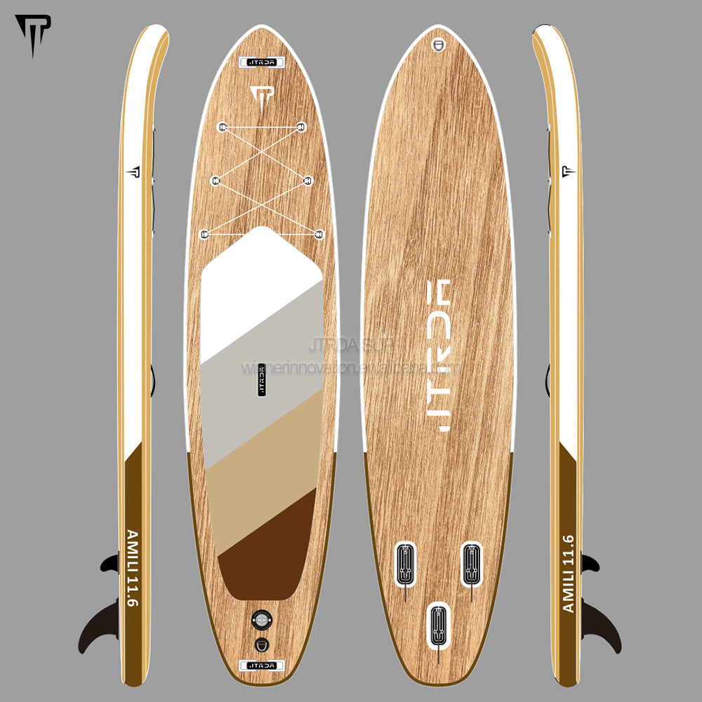 JTRDA wood grain design 02 SUP paddle board inflatable