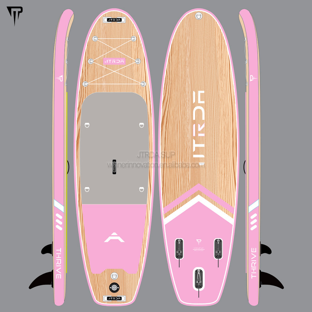 JTRDA thrive 10'8"x35" super wide stand up paddle board inflatable SUP
