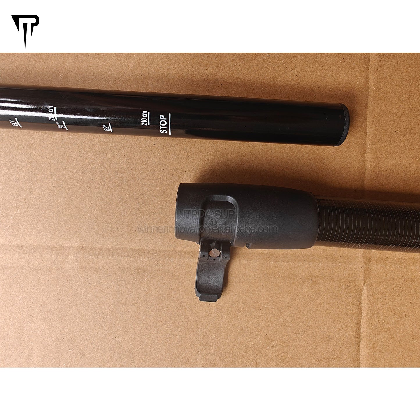 JTRDA Double Lockers Fiberglass Pole Paddle
