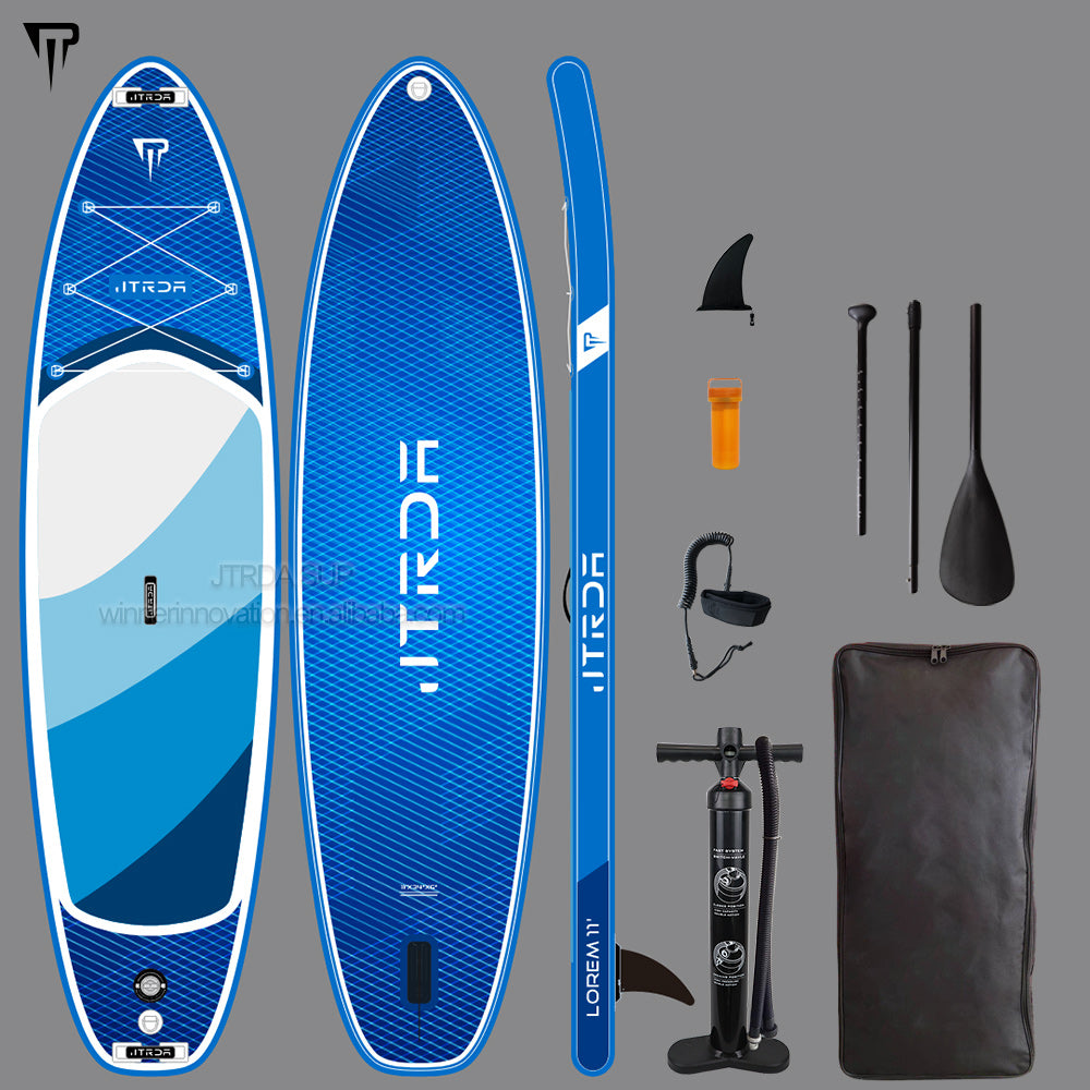 JTRDA blue stand up paddle board 11'x34"