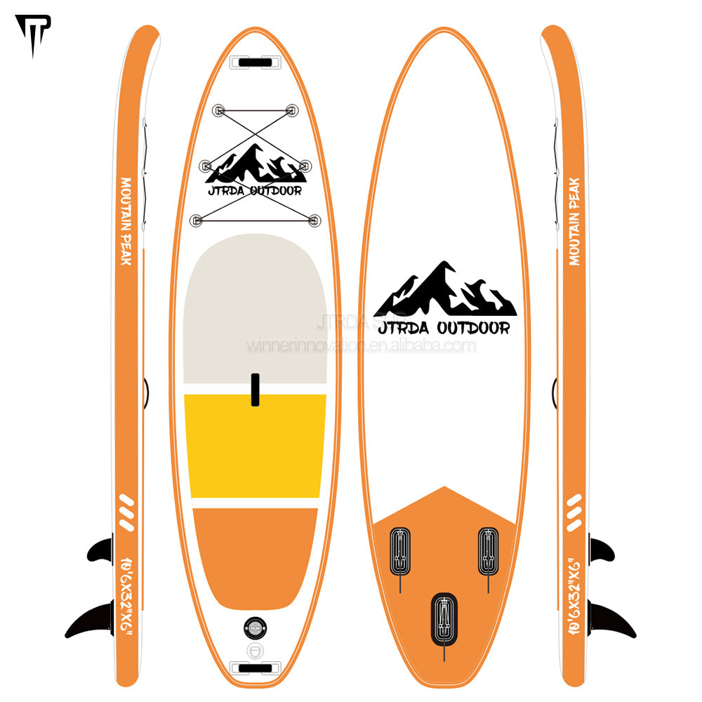 JTRDA 10’6 mountain peak inflatable paddleboard