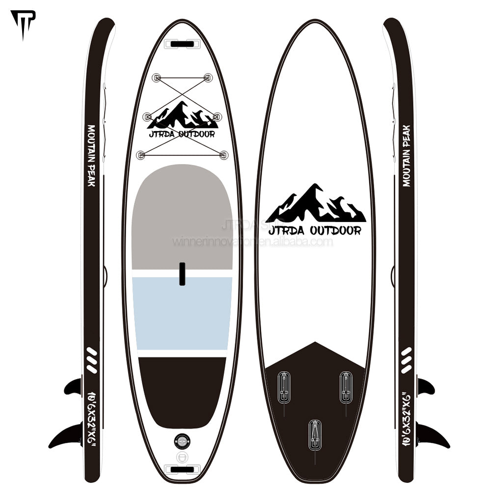 JTRDA 10’6 mountain peak inflatable paddleboard