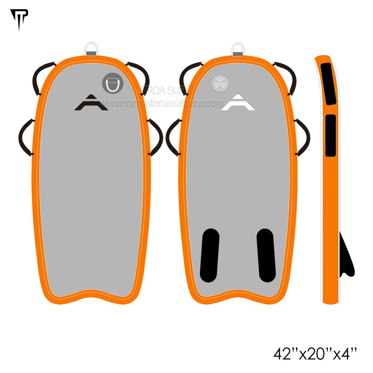 JTRDA Inflatable Bodyboard