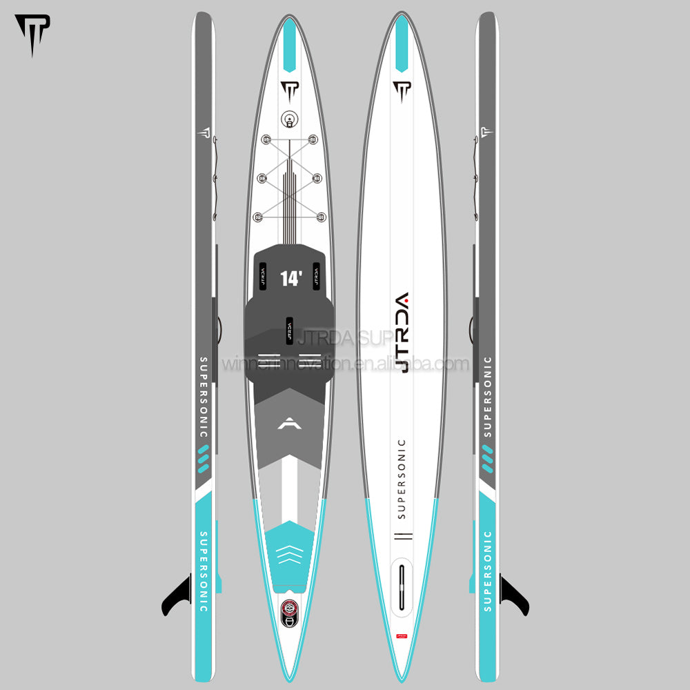 JTRDA Supersonic 14' narrow racing paddle board