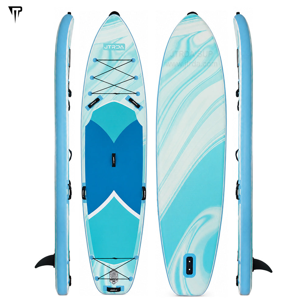 JTRDA 11'6x35"x6" Blue Fluid Design Full Set Accessories