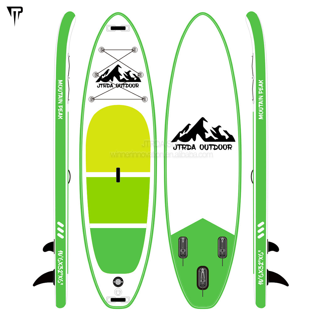 JTRDA 10’6 mountain peak inflatable paddleboard