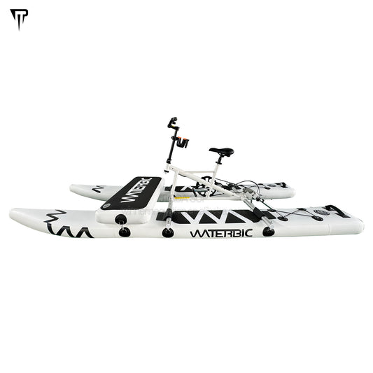 Bicicleta acuática inflable JTRDA color blanco para una persona
