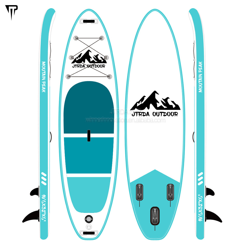 JTRDA 10’6 mountain peak inflatable paddleboard