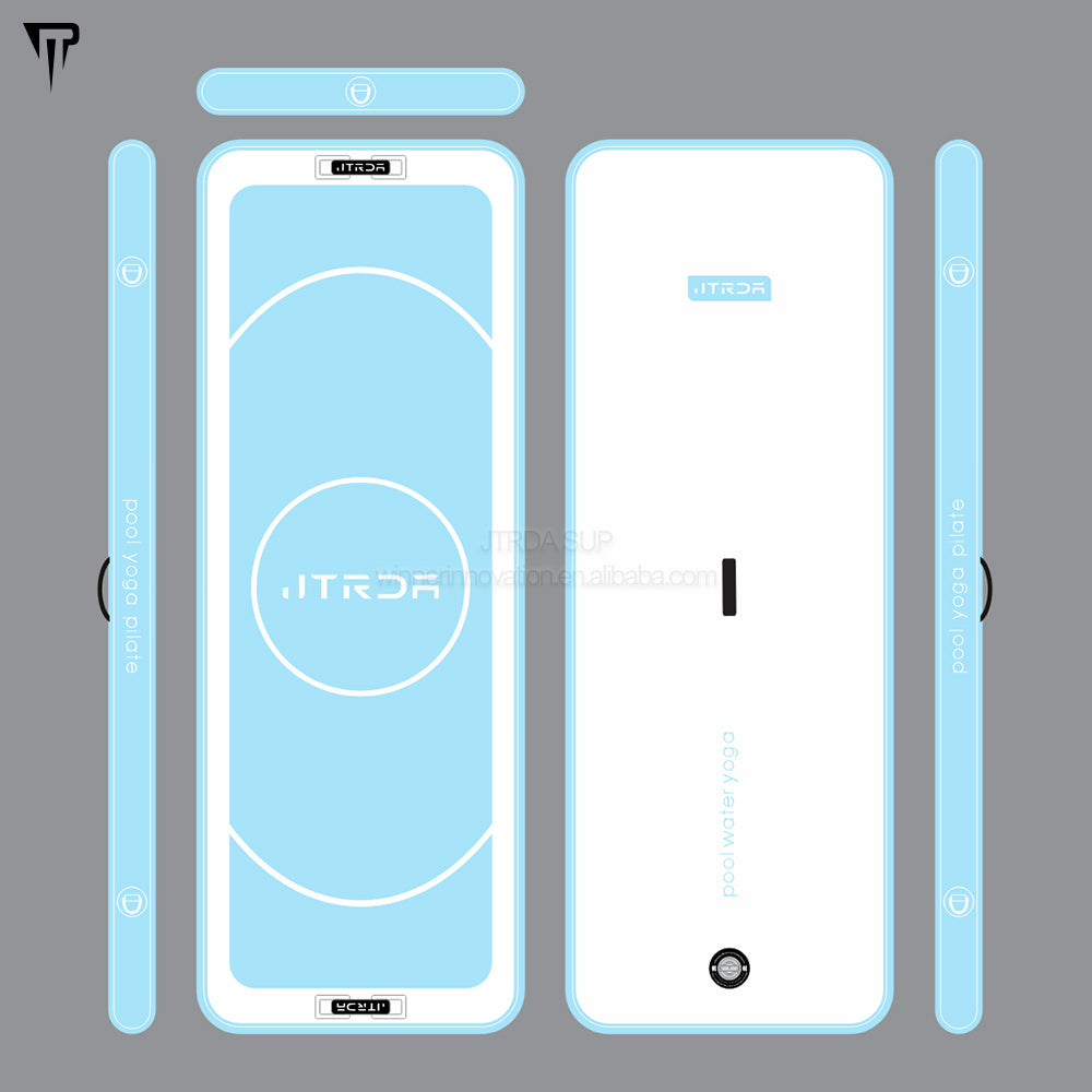 JTRDA floating inflatable water pool indoor yoga mat