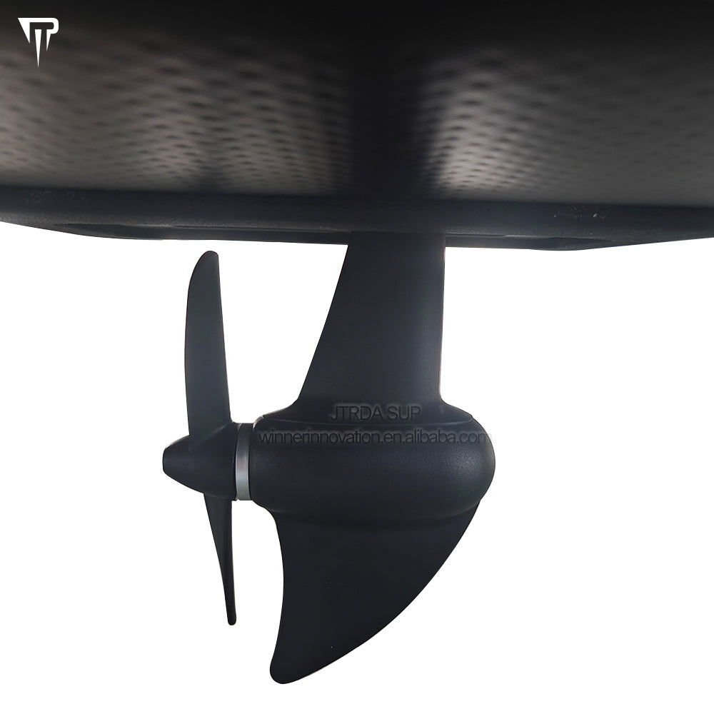 Pedal propeller fishing kayak