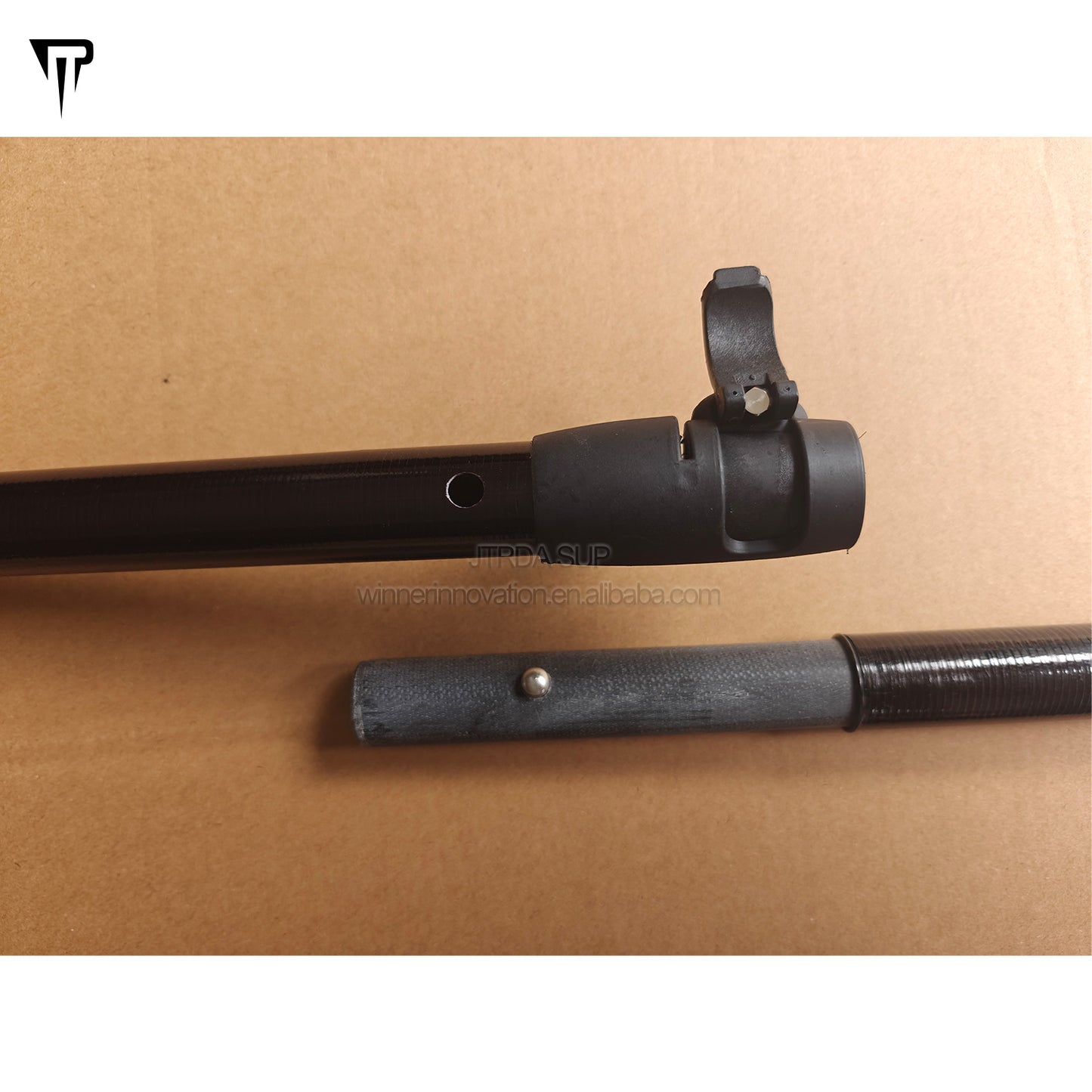 JTRDA Double Lockers Fiberglass Pole Paddle