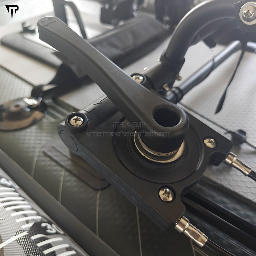 Pedal propeller fishing kayak