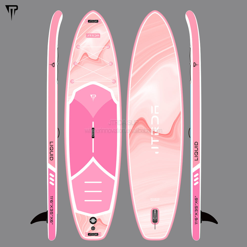 JTRDA 11'6"x35"x6" super wide UV print paddle boards inflatable