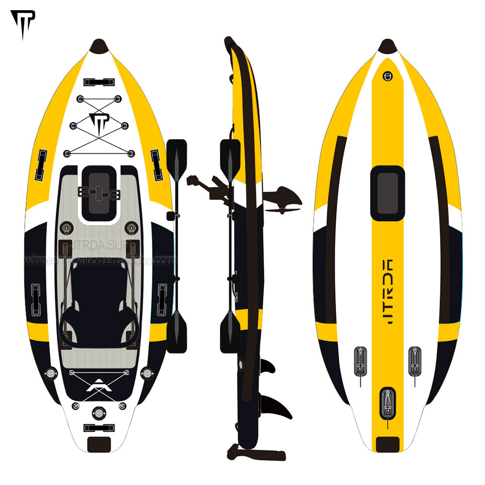 Blue&Orange Color Pedal kayak