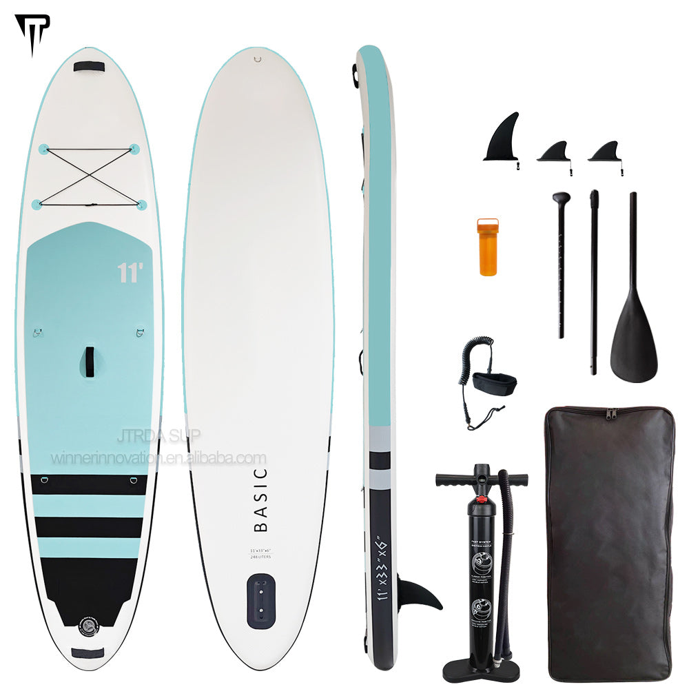 JTRDA basic series 10'6" stand up surfboard inflatable