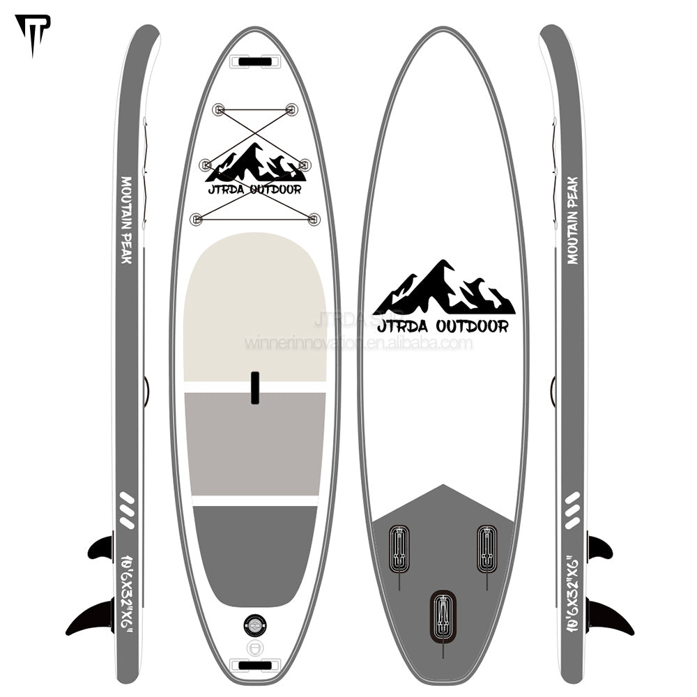 JTRDA 10’6 mountain peak inflatable paddleboard