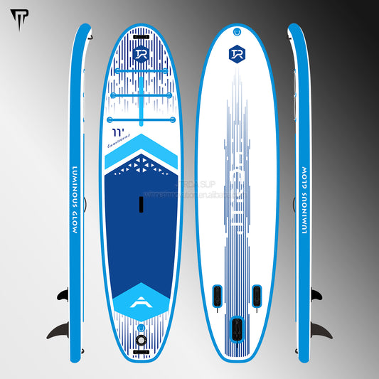 JTRDA 11'x34“ Inflatable Paddle Board Set Luminous Glow