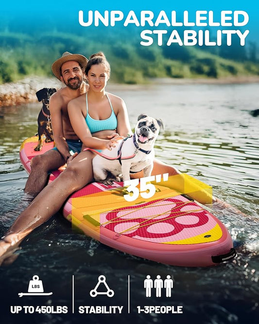 Tabla de SUP para mascotas BIGFLY Naranja 11'6