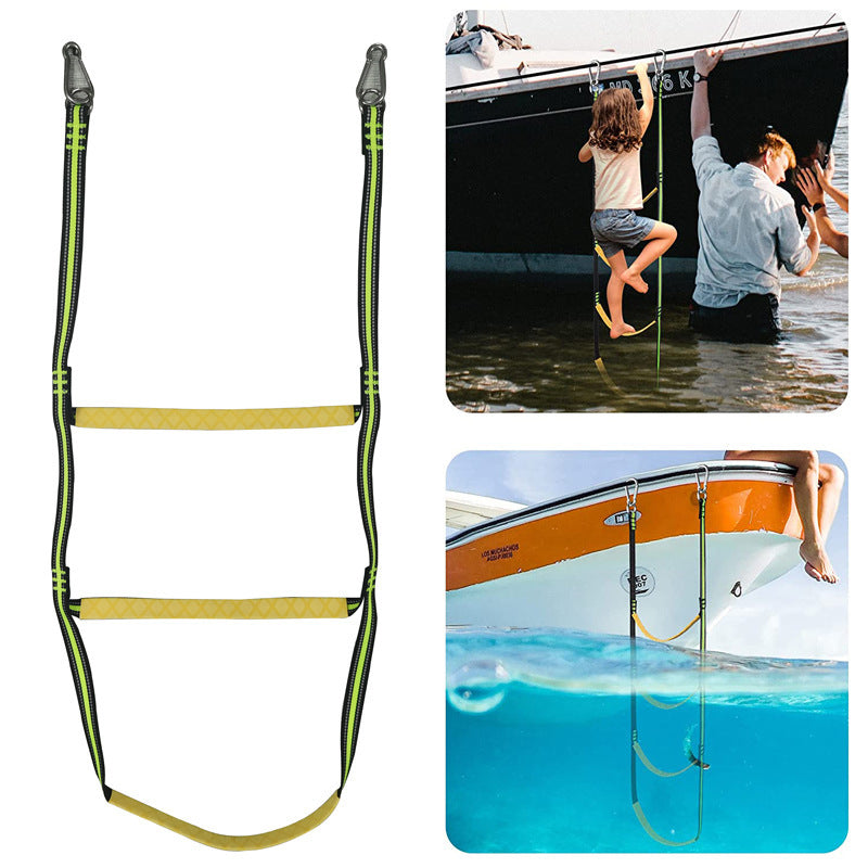 JTRDA Rope ladder Carabiner connection for water paltfrom hammocks