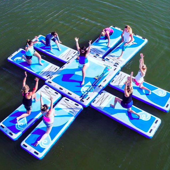 Water yoga pool SUP for yoga studio