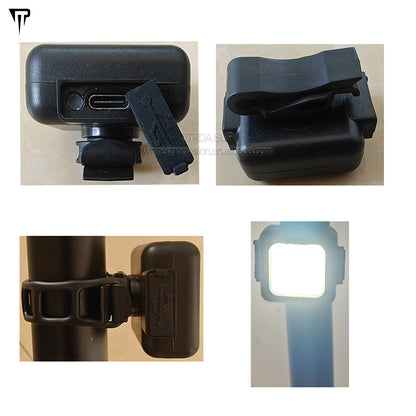JTRDA hight brightness Front and rear lights paddling at night