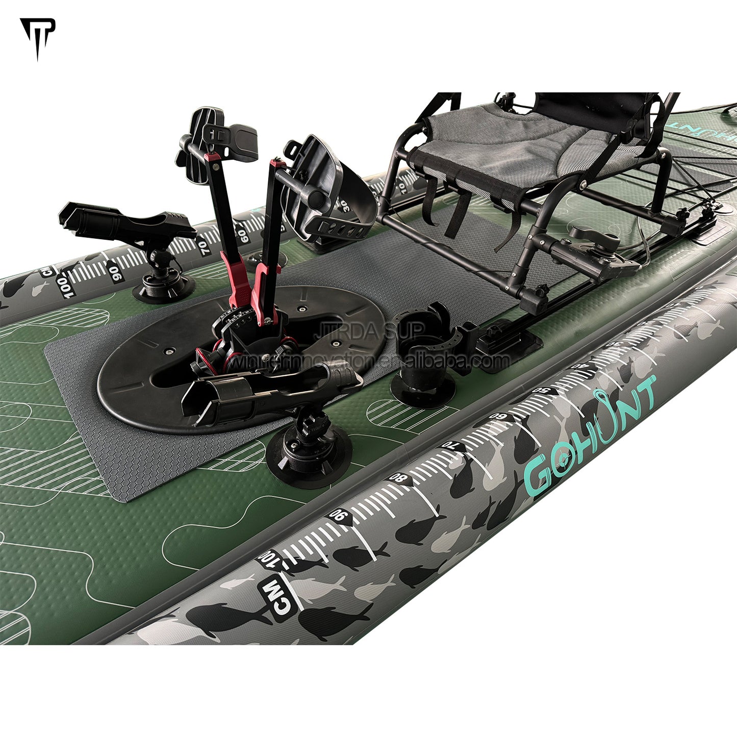 JTRDA 2026 New 350cm Mirage Pedal Drive (Penguin type) Fin Flap Drive Inflatable Fishing Kayak