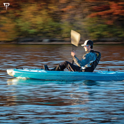 JTRDA Inflatable Drop Stitch One Person Kayak Double Air Chamber Boat
