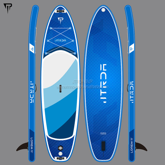 JTRDA blue stand up paddle board 11'x34"