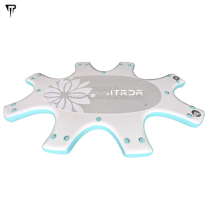 JTRDA Yoga SUP paddle board with fin and paddle elegant wood design