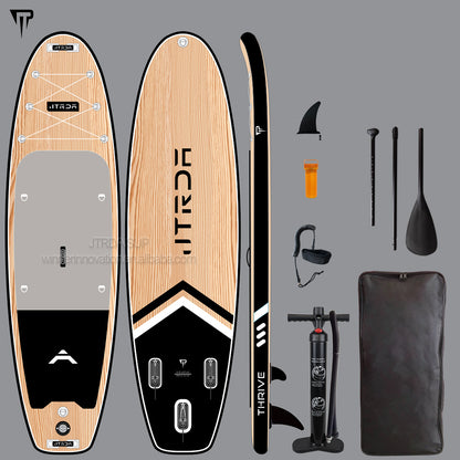 JTRDA thrive 10'8"x35" super wide stand up paddle board inflatable SUP
