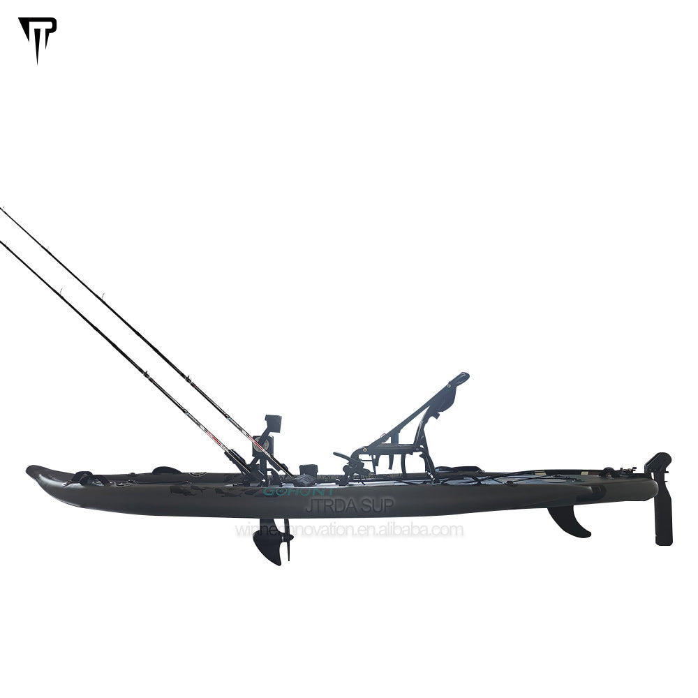 Pedal fishing boat