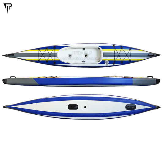 JTRDA Inflatable Race Drop Stitch Kayak for Single Person Fast Speed