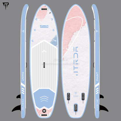 JTRDA 11'x34"x6" paint deisgn inflatable stand up paddle board SUP