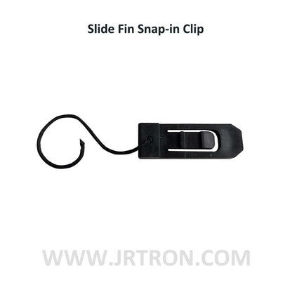 Fin screw, clips, pin