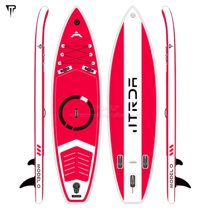 JTRDA 11'x34"x6" inflatable paddle board set Model O