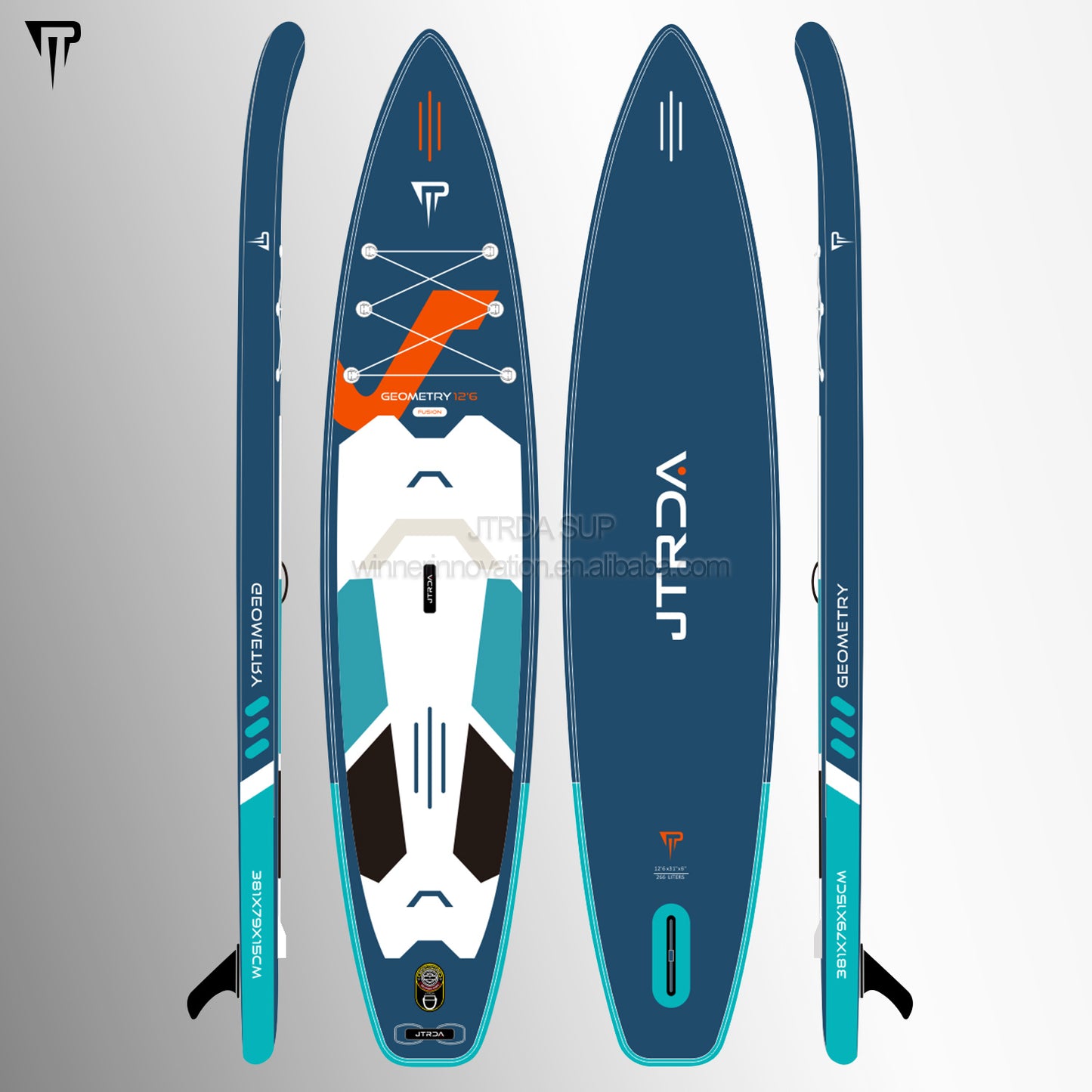 JTRDA Geometry 12'6"x31" INFLATABLE SUP TOURING SET