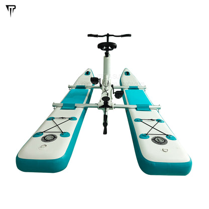 JTRDA充气水上脚踏自行车套装，适合1人或2人使用