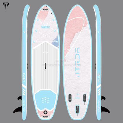 JTRDA 11'x34"x6" paint deisgn inflatable stand up paddle board SUP