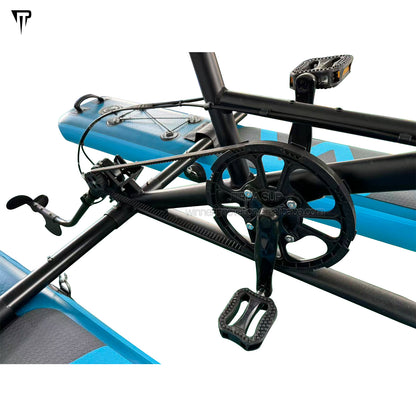 JTRDA Inflatable Water Bike Bicycle Blue Color One Person
