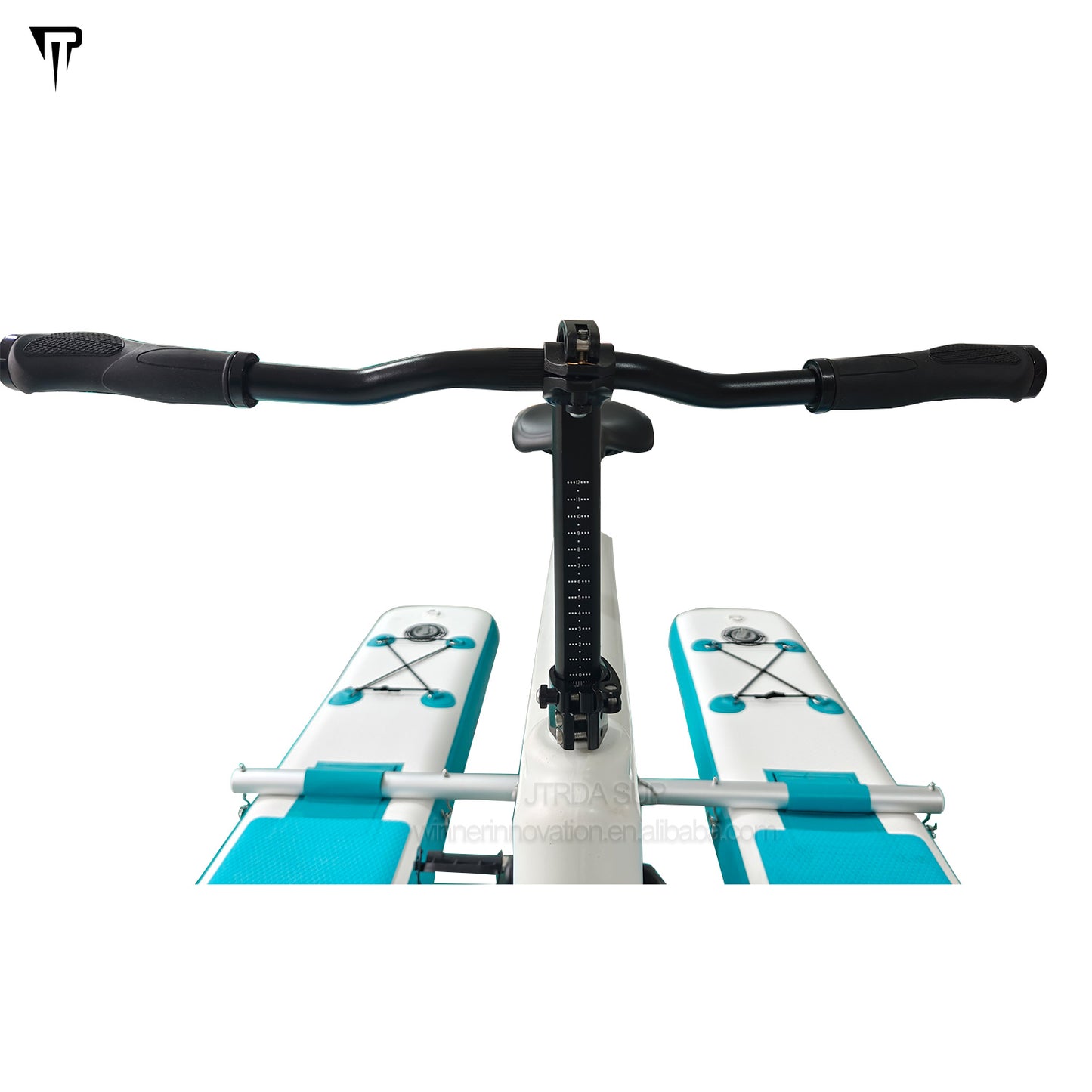 JTRDA充气水上脚踏自行车套装，适合1人或2人使用