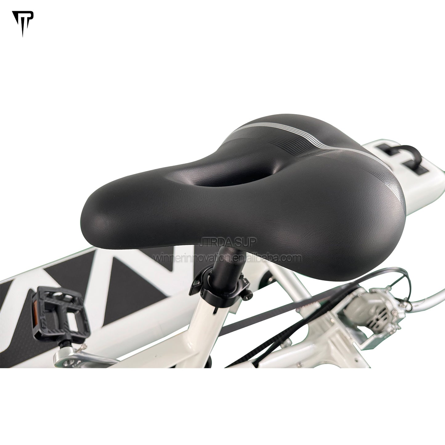 JTRDA Inflatable Water Bike White Color One Person