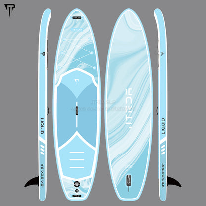 JTRDA 11'6"x35"x6" super wide UV print paddle boards inflatable