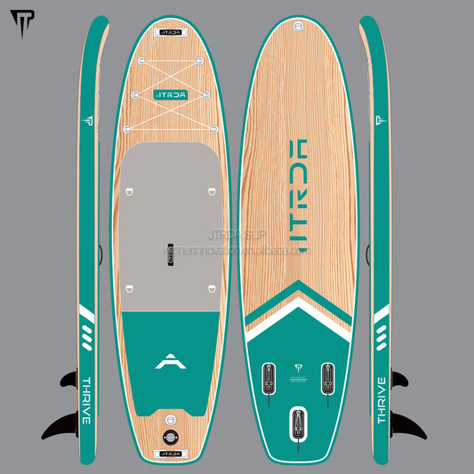 JTRDA thrive 10'8"x35" super wide stand up paddle board inflatable SUP