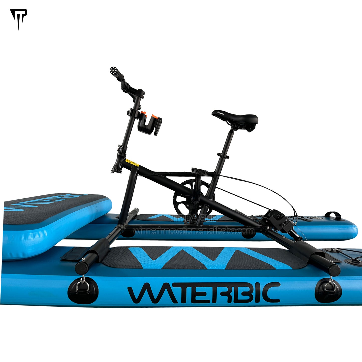 JTRDA Inflatable Water Bike Bicycle Blue Color One Person